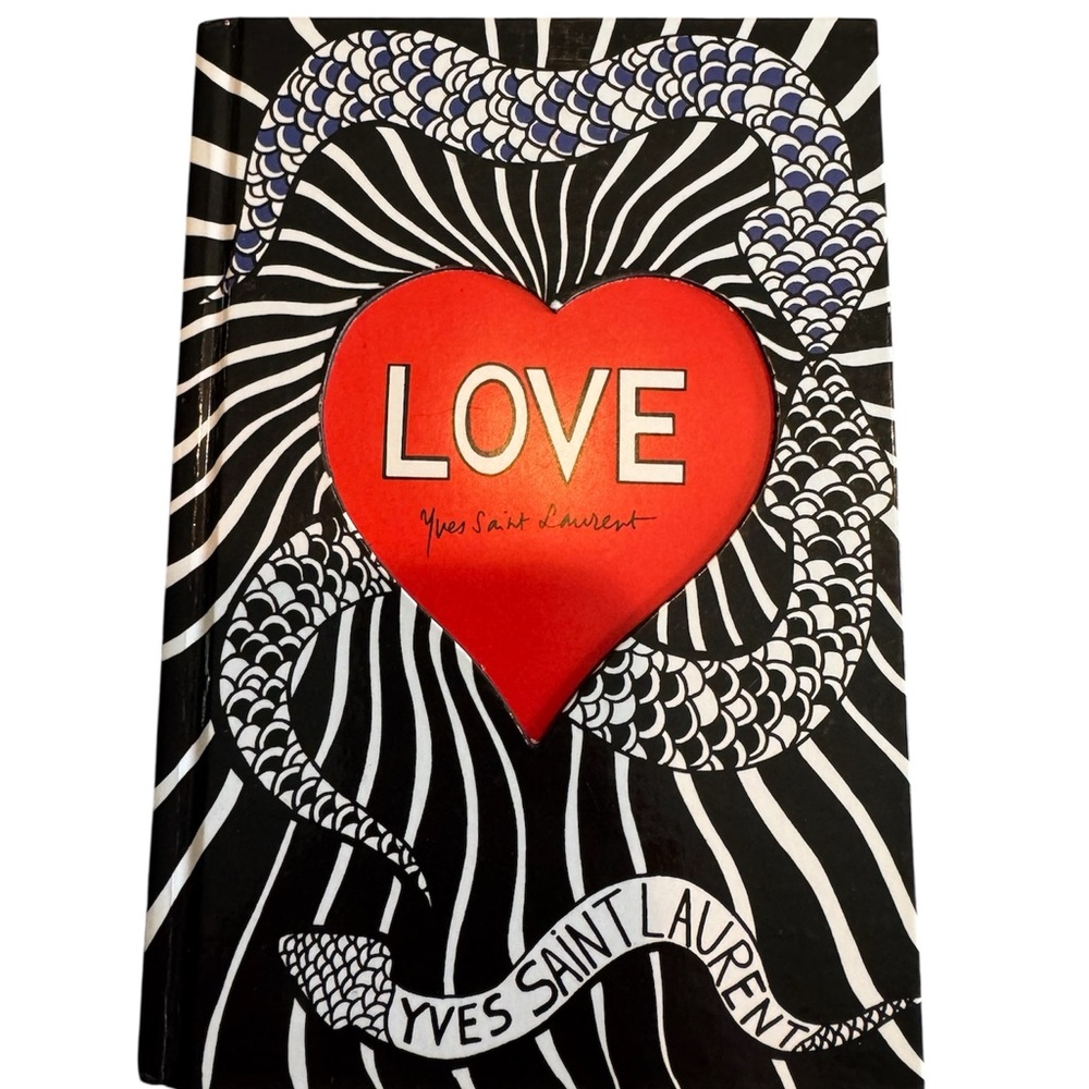 New Yves Saint Laurent Love Book Hardcover